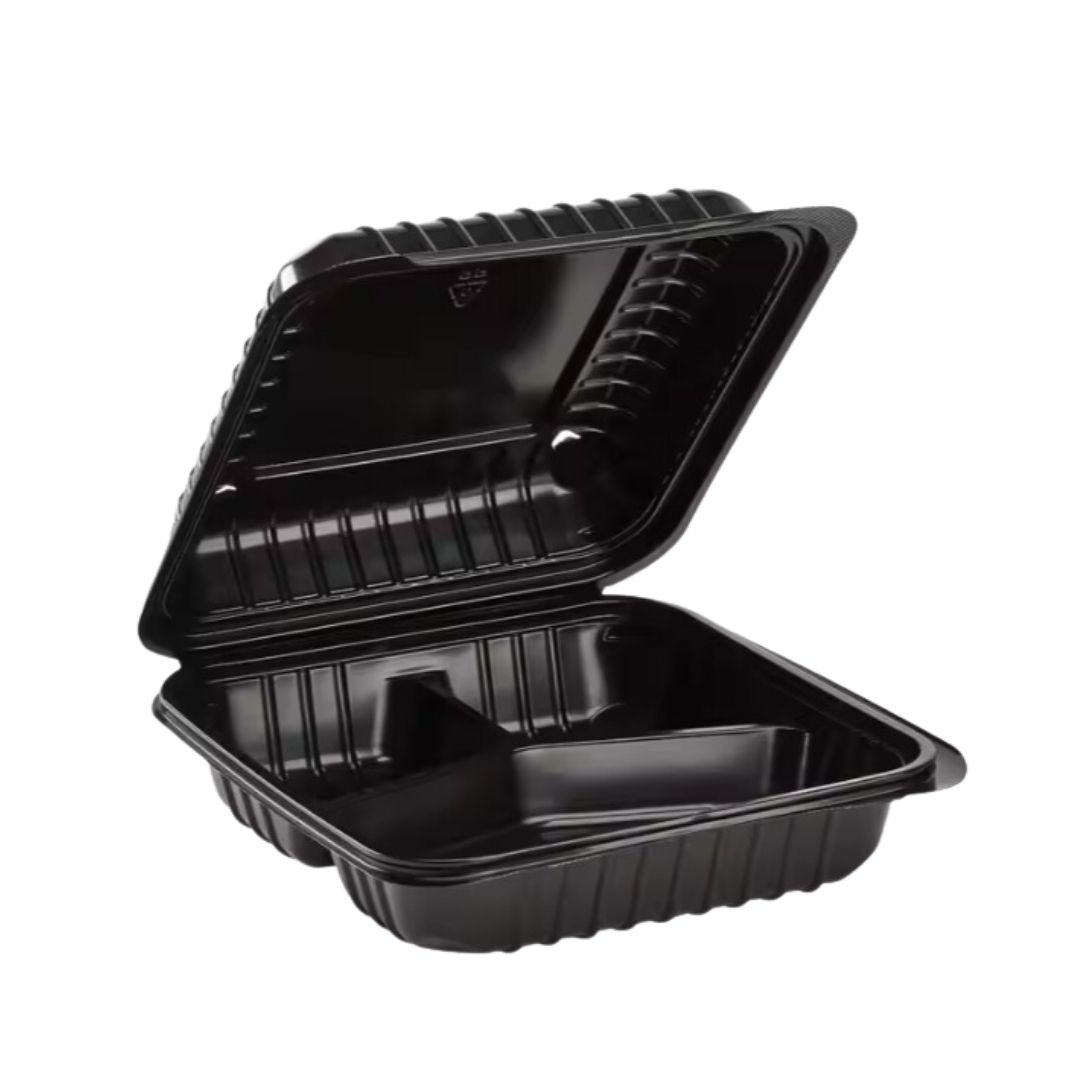 Contenedor Mineral 8×8 Negro con División