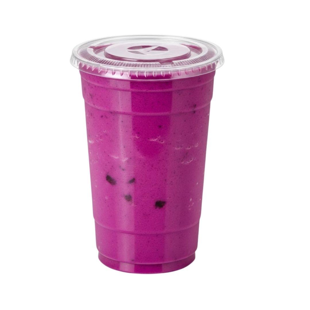Vaso PET 24 oz – 98 mm con Tapa Plana con Hueco